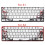 Novelty Allover Dye Subbed 71 Key Profile Keycap,US 3