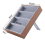 Sonnenbrillen Display Brillen Etuis 4 Gitter Box Schmuck Organizer Tablett - 6