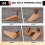 Wooden Door Stopper, Solid Wood Non-Slip Wedges, Sturdy 8