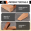 Wooden Door Stopper, Solid Wood Non-Slip Wedges, Sturdy 6