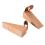 Wooden Door Stopper, Solid Wood Non-Slip Wedges, Sturdy 4