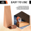 Wooden Door Stopper, Solid Wood Non-Slip Wedges, Sturdy 7