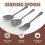 Stainless Steel Buffet Catering Party Spoons and Forks Set Black 8