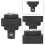 Repair Kit 1/4 inch 72 Teeth Ratchet Socket Wrench 10