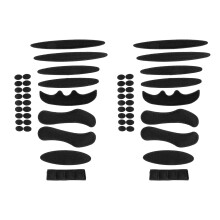 2 Pack Universal Radfahren Schwamm Polster Set Helm Kissen Kit für Fahrrad Cycling Motorrad Helm, Schwarz