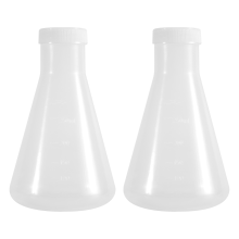 Labor Konischer Kolben Aus Kunst Stoff, Messbar, Glatte, Dicke Wand, Flaschen mit 250 Ml
