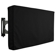 Draussen TV Abdeckung für 40 Bis 42 LCD, LED, Wasserdichte, Wetterfeste und Staubdichte Display Schutz Folien (Schwarz)