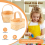 12Pcs Wood Mini Baskets Manual Woven Candy Storage Box 5