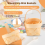 12Pcs Wood Mini Baskets Manual Woven Candy Storage Box 6