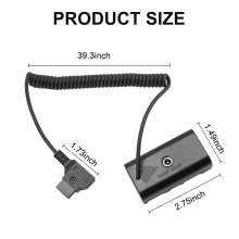 Netzteil Kabel für D-Tap Anschluss an Np-F Dummy Np F550 F570 F770 F970