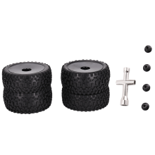 4 StüCke 85Mm Reifen Radreifen für 144001 124019 104001 RC Auto Upgrade Teile 1/10 1/12 1/14 MaßStab Offroad ,B