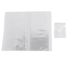 PVC Klarsicht Schmuck Anti Oxidations ReißVerschluss Tasche, Ohrring Organizer Aufbewahrungs Buch (84 Zellen)