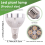 E27 Plant Lamp Light Bulb 35W LED Grow 10