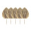 5Pcs Natural Dried Palm Leaves Fans Boho Dry Decor 1