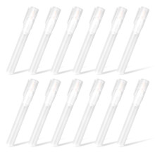 12 StüCke 6/3 Mm Leer BefüLlbar Lackstift Marker Rund Geneigter Kopf Lackmarker Stifte für Kunstmalerei Satz