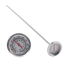 Kompost Bodenthermometer mit Langem Stiel - Schnell Reagierender Rostfreier Stahl 50,8 Cm Messsonde Fahrenheit und Celsius
