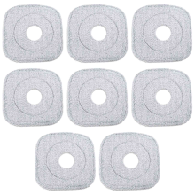8 StüCk Wischer Mopp für Mop Squeeze Automatische Trennung Rotierende Reinigung BöDen Pads Tuch