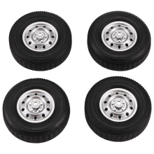 4 StüCk Gummi Reifen für D12 Mini 1/16 RC Drift Truck Auto Teile ZubehöR