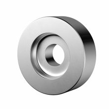 Aluminium-45-RPM-Plattenspieler-Adapter für 7--Vinyl SL1200-Serie LP-Vinyl-Plattenspieler-ZubehöR, Silber