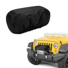Winch Cover Winch Protection Cover for Electric Winches Universal Dustproof with Elastic Hem