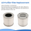Luftreinigerfilter für Air Purifier 4 Compact Filter Smart PM 2.5 mit Aktivkohlefilter 10