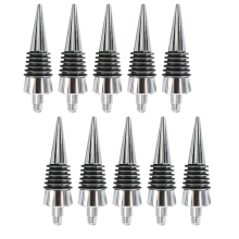 10-Teiliges Gewinde-Weinflaschen-Metallstopfen-Set, Leere Flaschenstopfen-Geschenke für Hochzeitsweinpartys