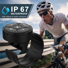 Auto Bluetooth Smart Fernbedienung mit Gurt Wireless IP67 Wasserdichte Telefonsteuerung für Fahrrad Motorrad