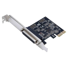 Hochwertige Parallelschnittstelle DB25 25-Pin-PCIe-Riserkarte -Drucker auf PCI-E-Express-Kartenkonverteradapter AX99100