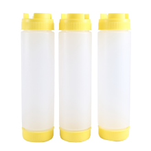 Umgekehrte 16-Unzen-Plastik-Quetschflaschen, NachfüLlbare Spitze, GroßEr Ventilspender, GewüRz-Quetschflasche für Saucen, Ketchup