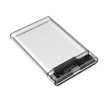 Transparentes Graues FestplattengehäUse für Hardbox 2,5--FestplattengehäUse zu USB 3.0 Typ-C 3.1 Externes