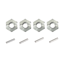 4-Teiliger 12-Mm-Radnabenadapter Aus Metall für HBX 16889 16889A 16890 901 901A 903 903A 905 RC Car Upgrade Parts