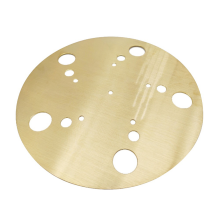 High-Fidelity-Plattenspieler-Unterlage Aus Reinem Messing für LP-Vinyl-Plattenspieler, Wohnaccessoires