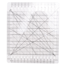 NäHlineal Stoffschneidelineal QuiltzubehöR Werkzeuge NäHzubehöR Stoffschneider Patchwork-Vorlage DIY 6