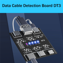 USB-Datenleitungserkennungsplatine für IOS Android Micro-USB-Typ-C-Kurzschlussschalter-Erkennungsplatine DT3 USB-Kabeltester
