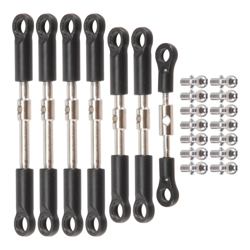 7Pcs Front Rear Tie Rod Servo Link with Ball Head Screw 1