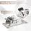 2PCS 0-90-180 Degree Self-Locking Folding Hinge Table Legs 6