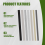 56PCS Plastic Welding Rods, 7 Types ABS PP PU PE PA PC 13 Inch 8