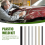 56PCS Plastic Welding Rods, 7 Types ABS PP PU PE PA PC 13 Inch 10