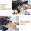 2PC Silicone Fiber Baking Mat with Buckle, No Leak & Non Stick 9