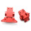 Front Rear Housing for 1/18 LaTrax RC Car,1 3