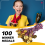 100 Pieces Kids Plastic Winner Medals Gold Award 9