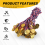 100 Pieces Kids Plastic Winner Medals Gold Award 6