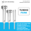 (128Hz, 256Hz, 512Hz)Tuning Fork Set, Tuning Forks with Reflex Hammer 5