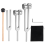 (128Hz, 256Hz, 512Hz)Tuning Fork Set, Tuning Forks with Reflex Hammer 3