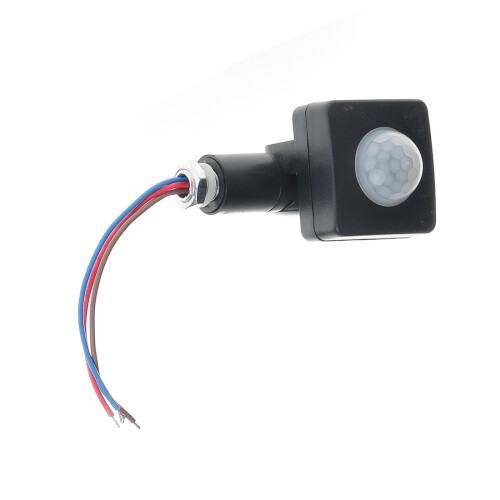 PIR Switch Ultrathin LED Light Outdoor Motion Sensor,10Mm Black