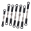 7Pcs Front Rear Tie Rod Linkage Servo Set for 144001 RC Car 4