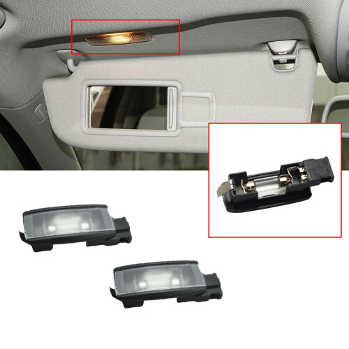 2Pcs Black Interior Dome Map Light for - CC Golf 2