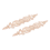 33Cmx6Cm Wood Carved Decal Stripe Corner Appliques 7