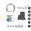 3 Band Acoustic Classical Guitar Equalizer Guitarra EQ Preamp Pickup 4