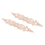 33Cmx6Cm Wood Carved Decal Stripe Corner Appliques 3